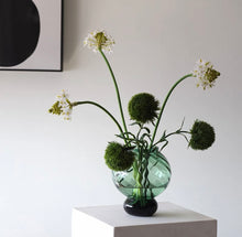 將圖片載入圖庫檢視器 VICKY YAO-Set of 3 Chinese Sweet Plum Branches+ 3 Realistic Touch Green Ball Stems.Artificial Greenery Home Decor Faux Greenery Without Vase