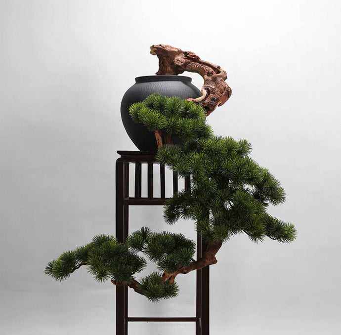 VICKY YAO - Chinese Zen-Inspired Faux Bonsai Artpiece