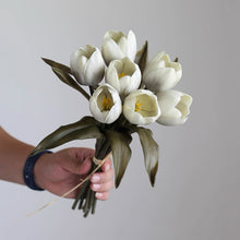 將圖片載入圖庫檢視器 VICKY YAO Faux Floral - Real Touch Artificial Tulip With Melancholy Feature Arrangement