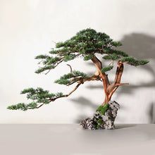 Load image into Gallery viewer, VICKY YAO Bonsai Project - Realistic Juniper Bonsai for New Chinese &amp; Japanese Style Restaurant customizable in any size. UV-resistant, waterproof indoor outdoor