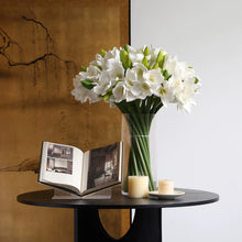 画像をギャラリービューアに読み込む, VICKY YAO Design - Elegant French Floral Arrangement Timeless Elegant Home Decor Romantic Real Touch White Amaryllis Classic Centerpiece