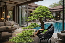 Laden Sie das Bild in den Galerie-Viewer, VICKY YAO Fine Bonsai - Hand Made Exclusive Limited Deluxe Faux Bonsai Art L100 x W50 x H75cm