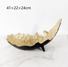 Laden Sie das Bild in den Galerie-Viewer, VICKY YAO-Artificial Bonsai Tree Handcrafted Realistic Bonsai Art with Genuine Tree Trunk, Preserved Moss &amp; Hand-Gilded Planter  L55xW25xH50