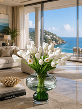 Load image into Gallery viewer, VICKY YAO Faux Floral - Real Touch Artificial Elegant Tulip Flower Arrangement
