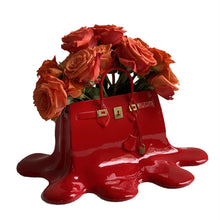 画像をギャラリービューアに読み込む, VICKY YAO Art Series - Creative Exclusive Design Bag Vase With Any Faux Floral You Like