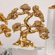 將圖片載入圖庫檢視器 VICKY YAO Table Decor - Exclusive Design Luxury Golden Bonsai Natural Crystal Table Art