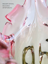 画像をギャラリービューアに読み込む, VICKY YAO Table Decor - Exclusive Design Gradient Crystal Art Luxury Vase