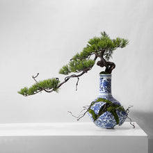 Laden Sie das Bild in den Galerie-Viewer, VICKY YAO Faux Bonsai - Exclusive Design Broken Ceramic Vase Faux Bonsai Art