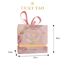 將圖片載入圖庫檢視器 VICKY YAO FRAGRANCE - Natural Touch Orange 12 Alice Roses Golden Ceramic Pot &amp; Luxury Fragrance 50ml