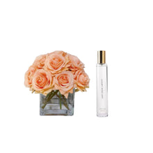 Laden Sie das Bild in den Galerie-Viewer, VICKY YAO x Kogan - Best Selling Real Touch Orange Alice Rose Floral Art &amp; Luxury Fragrance 50ml