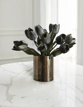 Laden Sie das Bild in den Galerie-Viewer, VICKY YAO Faux Floral - Exclusive Design Natural Touch Artificial Black Tulips Arrangement