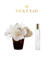 將圖片載入圖庫檢視器 VICKY YAO FRAGRANCE - Exclusive Design French White Magnolia Art &amp; Luxury Fragrance 50ml