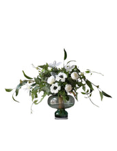 將圖片載入圖庫檢視器 VICKY YAO Faux Floral - Real Touch Exclusive Design Green Vase Floral Arrangement