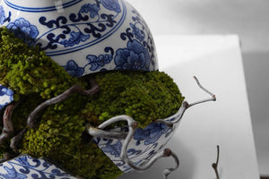 Vicky Yao Faux Bonsai - Exclusive Design Broken Ceramic Vase Faux Bonsai Art
