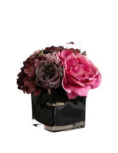 Vicky Yao Faux Floral - Real Touch Exclusive Design Artificial Black Roses Flower Arrangement