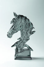 画像をギャラリービューアに読み込む, VICKY YAO Table Decor - Luxury Danish Crystal Resin Clean Ice Blue Horse Table Decor
