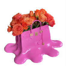 Load image into Gallery viewer, VICKY YAO Art Series - Creative Exclusive Design Bag Vase With Any Faux Floral You Like