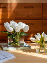 將圖片載入圖庫檢視器 VICKY YAO FRAGRANCE - Exclusive Design Natural Touch Faux Tulips Arrangement &amp; Luxury Fragrance 50ml