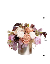 Load image into Gallery viewer, VICKY YAO Faux Floral - Exclusive Design French Elegant Orange Faux Rose Arrangement