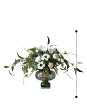 Load image into Gallery viewer, VICKY YAO Faux Floral - Real Touch Exclusive Design Green Vase Floral Arrangement