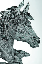 Load image into Gallery viewer, VICKY YAO Table Decor - Luxury Danish Crystal Resin Clean Ice Blue Horse Table Decor