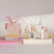 將圖片載入圖庫檢視器 VICKY YAO FRAGRANCE - Love &amp; Dream Series Real Touch Champagne Floral Art &amp; Luxury Fragrance Gift Box