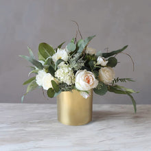 画像をギャラリービューアに読み込む, VICKY YAO Faux Floral - Natural Touch Europe Faux Rose Art in Golden Pot