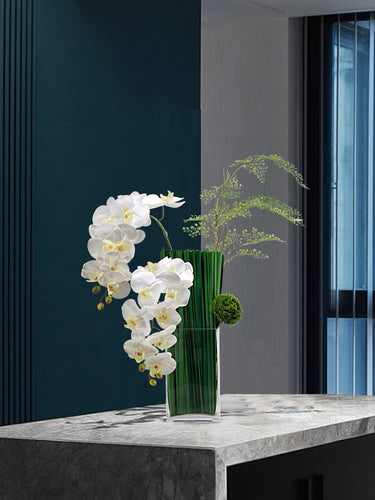 VICKY YAO Design Aesthetic- Best Seller Luxury Real Touch Reception Desk Artificial Floral Arrangement