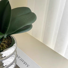 画像をギャラリービューアに読み込む, VICKY YAO Faux Floral - Birthday Gift Real Touch Faux Orchid Arrangement In Silver Pot