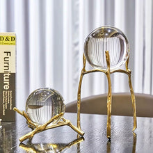 將圖片載入圖庫檢視器 Vicky Yao Table Decor - A pair of luxury crystal ball decorations