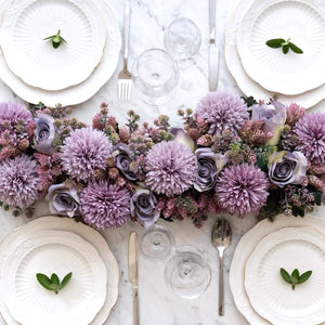 Vicky Yao Faux Floral - Exclusive Design Purple Table Decoration And Artificial Flower Art
