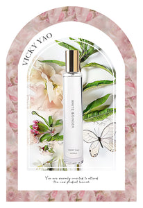 VICKY YAO FRAGRANCE - Real Touch White Rose Floral Art & Luxury Fragrance 50ml