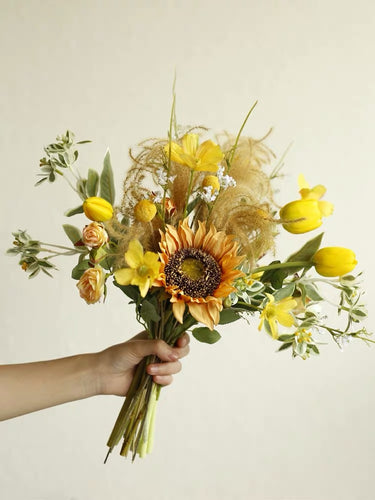 Vicky Yao Wedding Flower - Exclusive Design Sunflower Artificial Wedding 3 Set Bridal Boutique