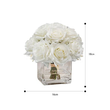 Load image into Gallery viewer, VICKY YAO FRAGRANCE - Real Touch White Rose Floral Art &amp; Luxury Fragrance 50ml