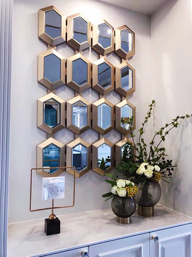 Vicky Yao Wall Decor - Handmade Luxury Stunning Mirrored Wall Decor