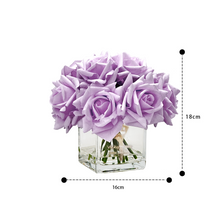 Laden Sie das Bild in den Galerie-Viewer, VICKY YAO FRAGRANCE - Real Touch Violet Rose Floral Art &amp; Luxury Fragrance 50ml