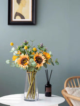 將圖片載入圖庫檢視器 Vicky Yao Faux Floral - Exclusive Design Handmade Faux Sunflower Arrangement