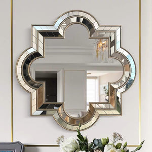 Vicky Yao Wall Art- Art Structure Silver Wall Mirror - Vicky Yao Home Decor SEO
