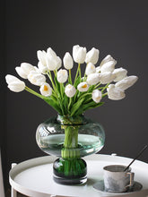 將圖片載入圖庫檢視器 VICKY YAO Faux Floral - Real Touch Artificial Elegant Tulip Flower Arrangement