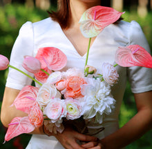 將圖片載入圖庫檢視器 Vicky Yao Wedding Flower - Exclusive Design Sweet Pink Artificial Wedding Bridal 3 Set Boutique