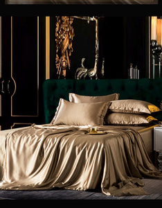 Vicky Yao Home Bedding - 1000TC Weight Luxury Bedding 4 Set in Champagne Gold