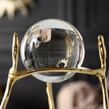 画像をギャラリービューアに読み込む, VICKY YAO Table Decor - A pair of luxury crystal ball decorations