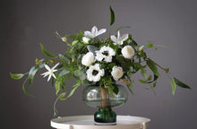 將圖片載入圖庫檢視器 VICKY YAO Faux Floral - Real Touch Exclusive Design Green Vase Floral Arrangement