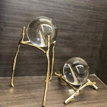 画像をギャラリービューアに読み込む, Vicky Yao Table Decor - A pair of luxury crystal ball decorations
