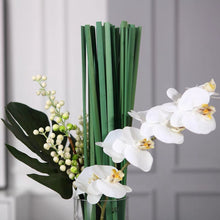 画像をギャラリービューアに読み込む, Vicky Yao Faux Floral - Exclusive Design Glass Vase Artificial Orchid flower Arrangement