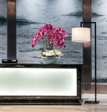 將圖片載入圖庫檢視器 Vicky Yao Faux Floral - Exclusive Design Luxury Real Touch Artificial Orchid Arrangement In Pot