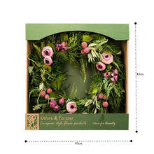 Laden Sie das Bild in den Galerie-Viewer, Vicky Yao Preserved Flowers - Exclusive Design Real Dry Flowers Preserved Flowers Door Wreath