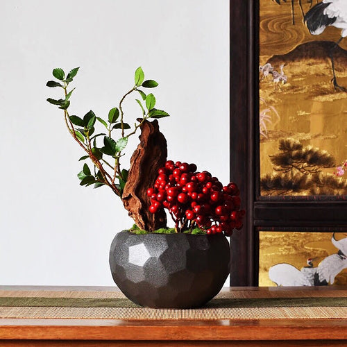 Vicky Yao Faux Floral - Lonicera Chinese Style Bonsai - Vicky Yao Home Decor SEO