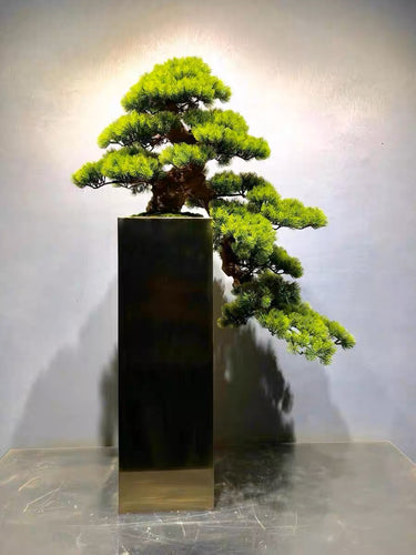VICKY YAO Faux Bonsai - Exclusive Design Metal Base Luxury Artificial Bonsai Art Work