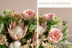 Vicky Yao Faux Floral - Exclusive Design Cotton Rose Floral Arrangement